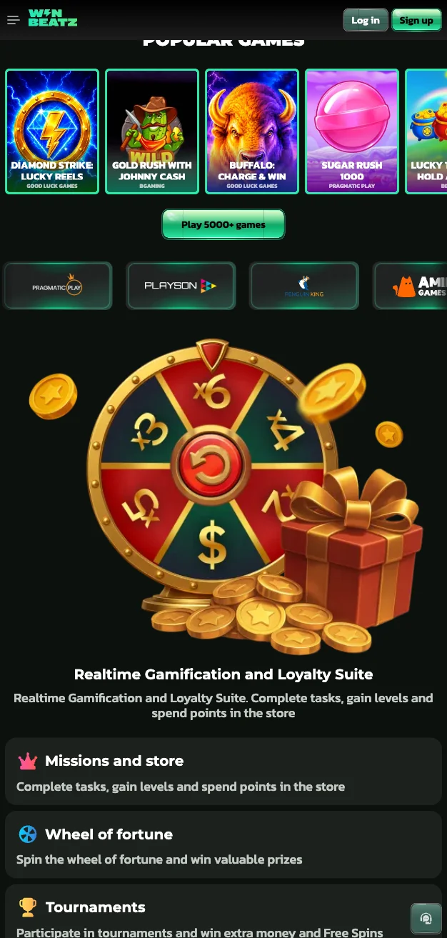 Aplicația Winbeatz Casino